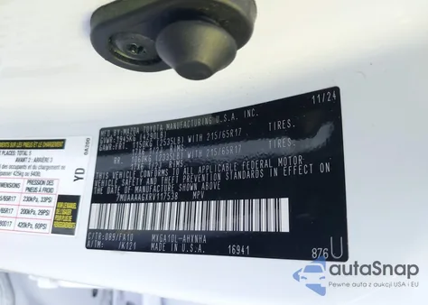 2024 Toyota Corolla Cross L from USA, damaged, VIN 7MUAAAAGXRV117538